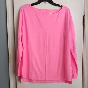 Lilly Pulitzer Vibrant Pink Long Sleeve Tee